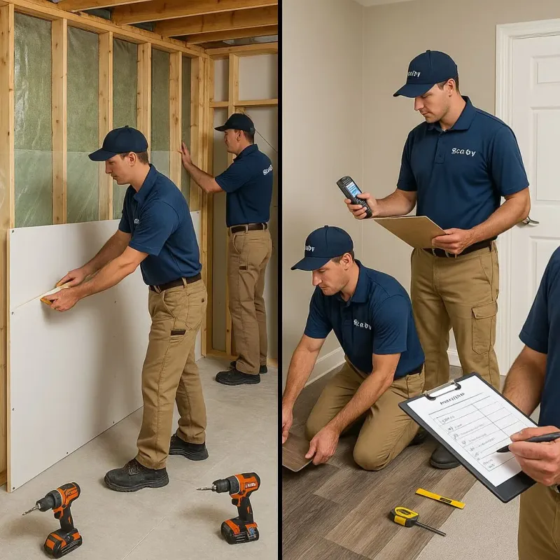 Repairs and Reconstruction process in Marshall County, KY